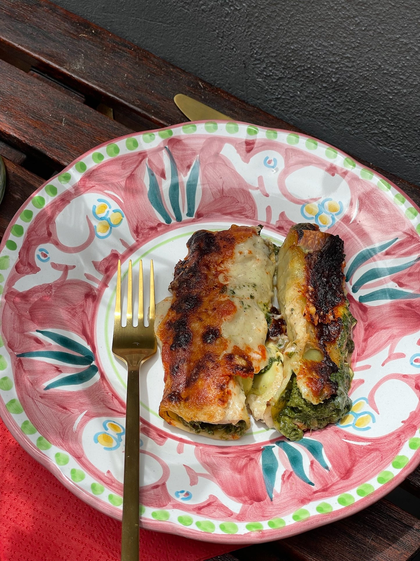 Spinach & Ricotta Cannelloni (VEG)